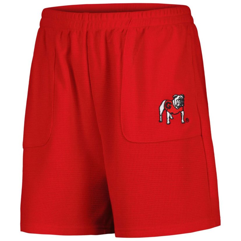 NCAA Georgia Bulldogs Pocket Hit Grand Slam Waffle Shorts