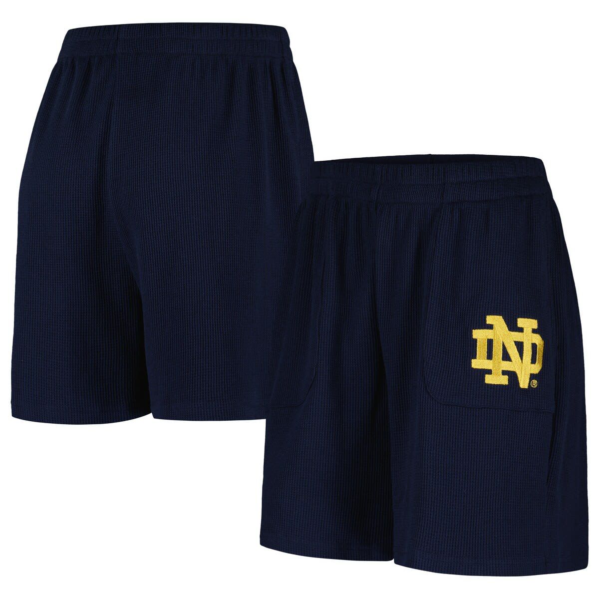 NCAA Notre Dame Fighting Irish Pocket Hit Grand Slam Waffle Shorts