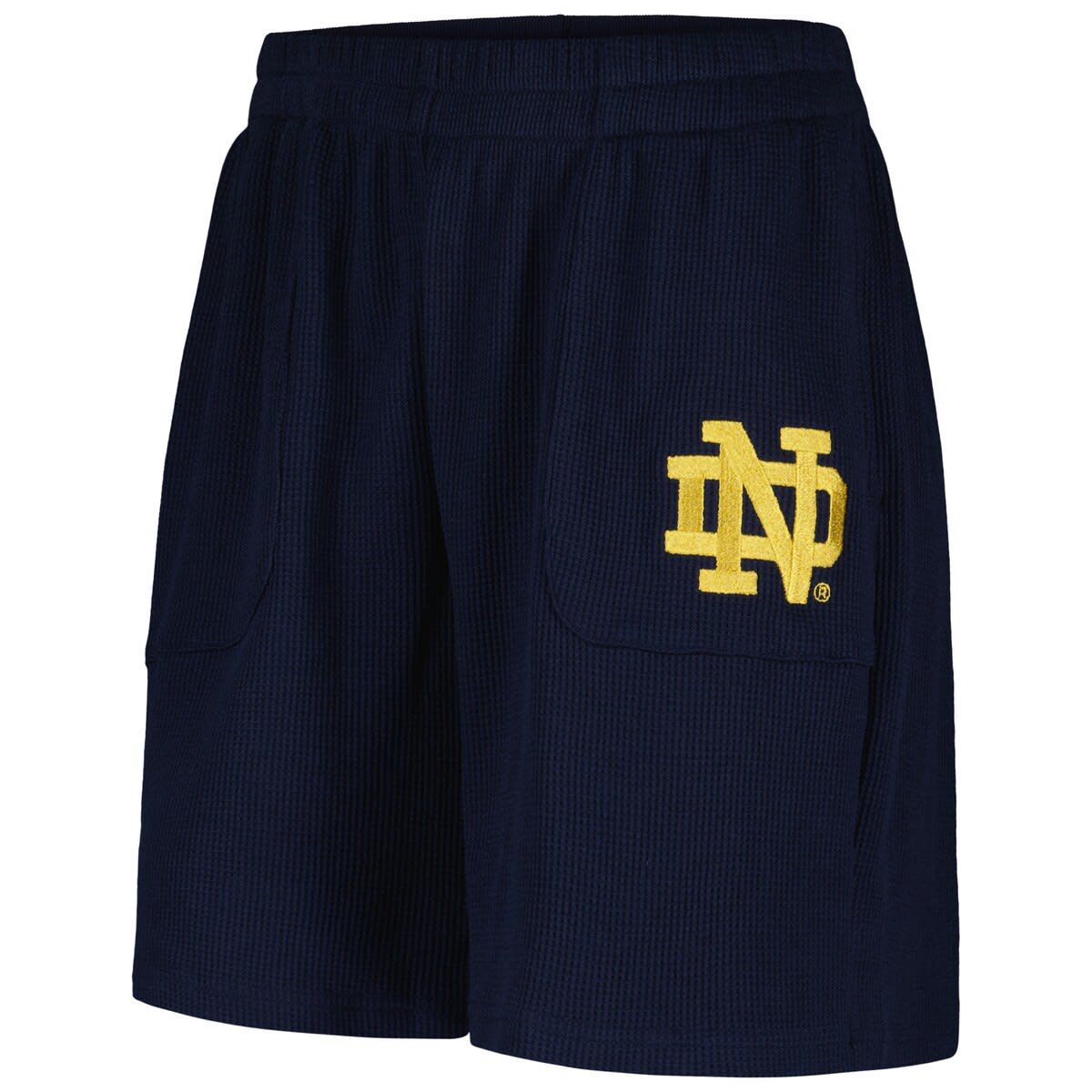 NCAA Notre Dame Fighting Irish Pocket Hit Grand Slam Waffle Shorts