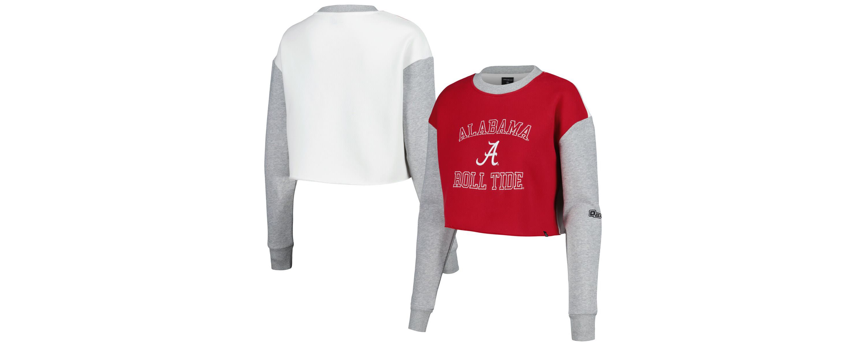 Alabama Crimson Tide NCAA Alabama Tide Colorblock Rookie Crew Pullover Sweatshirt