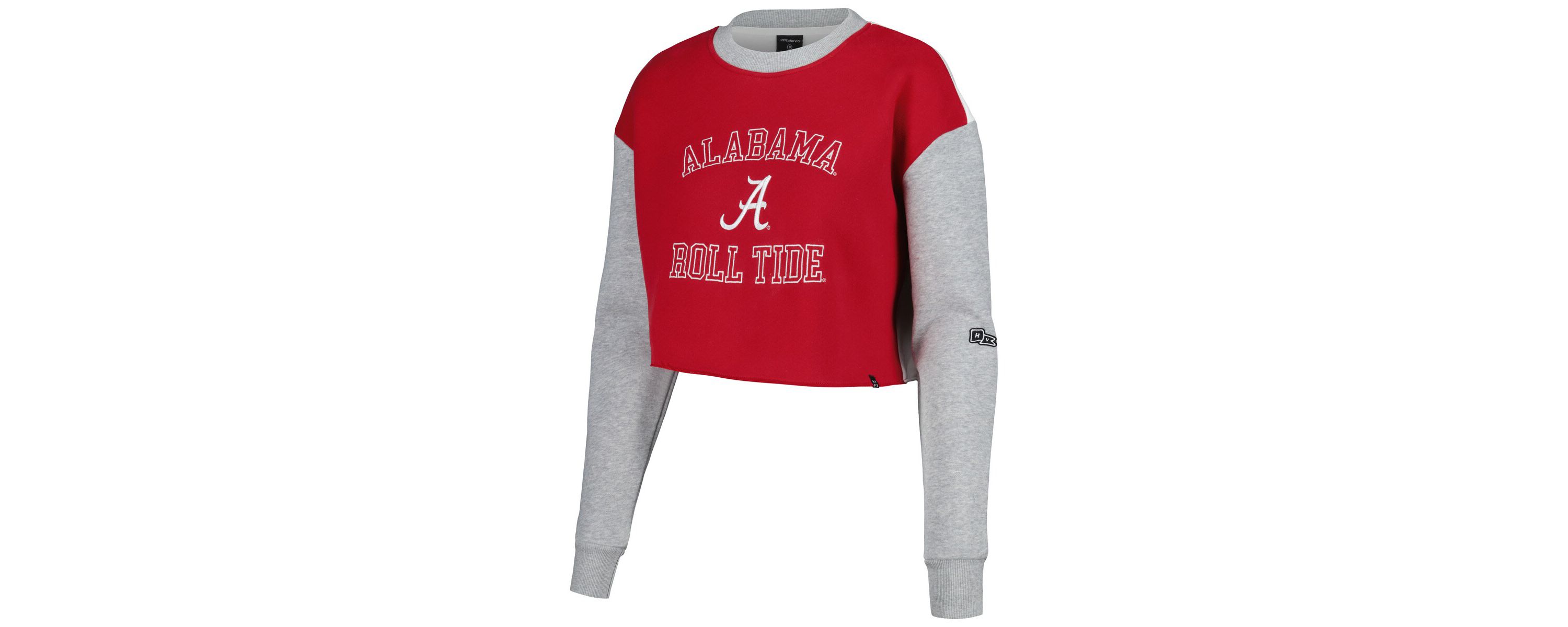 Alabama Crimson Tide NCAA Alabama Tide Colorblock Rookie Crew Pullover Sweatshirt