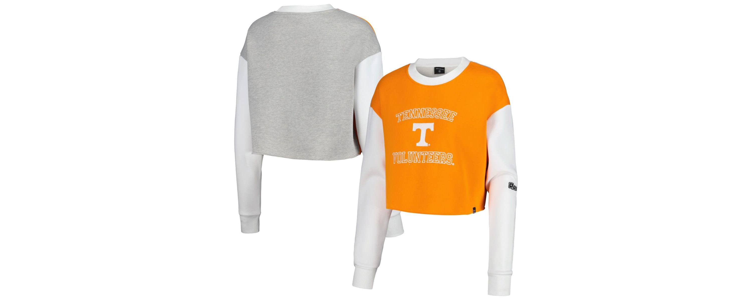 NCAA Tennessee Tennessee Volunteers Colorblock Rookie Crew Pullover Sweatshirt