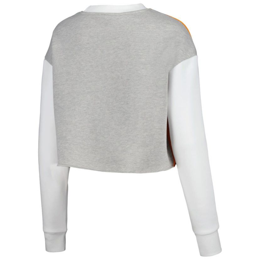 NCAA Tennessee Tennessee Volunteers Colorblock Rookie Crew Pullover Sweatshirt