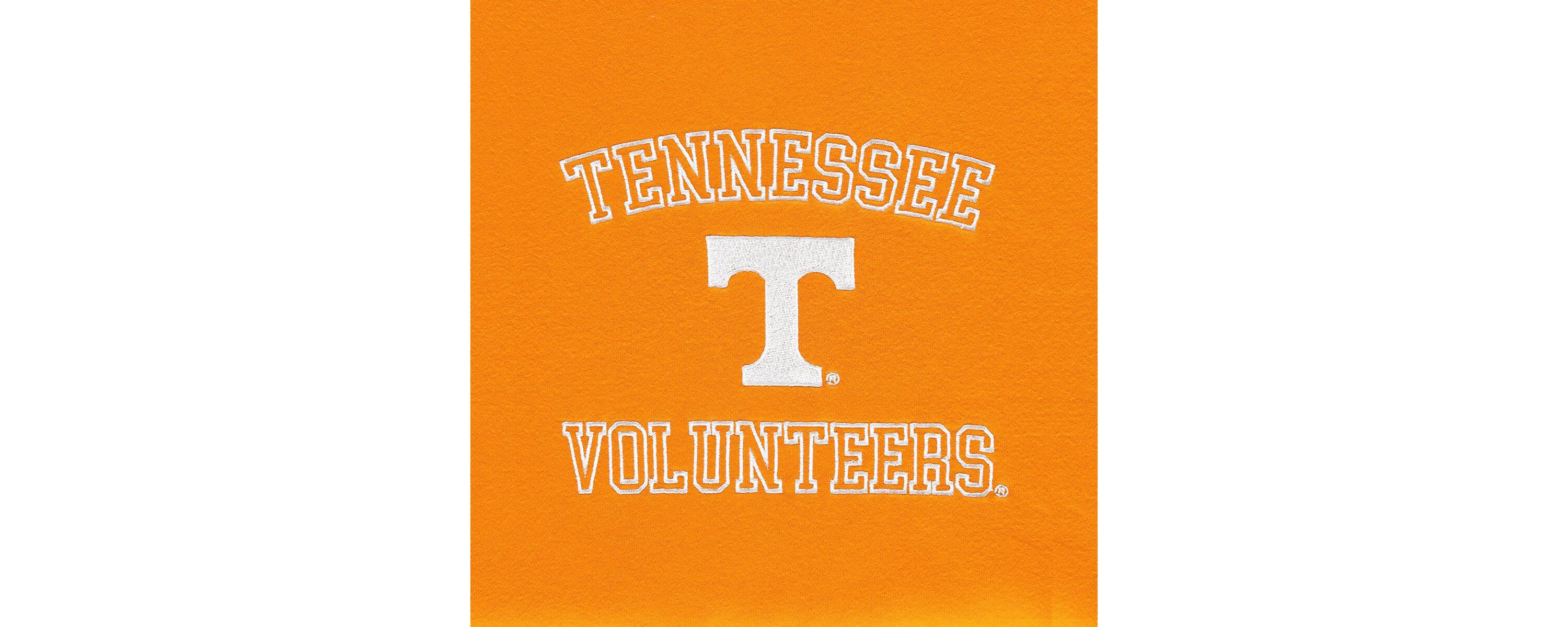NCAA Tennessee Tennessee Volunteers Colorblock Rookie Crew Pullover Sweatshirt