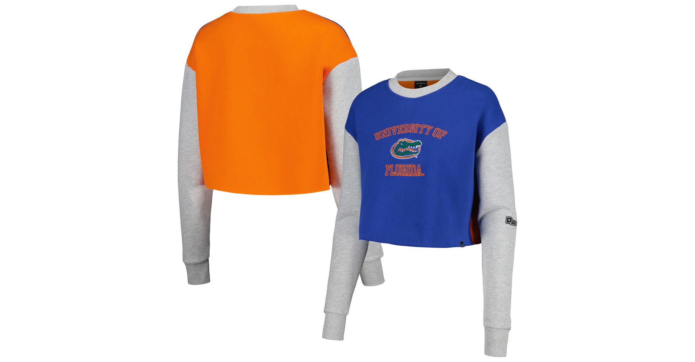 NCAA Florida Gators Colorblock Rookie Crew Pullover Sweatshirt