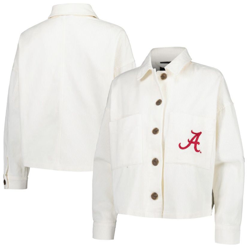 Alabama Crimson Tide NCAA Alabama Tide Corduroy Button-Up Jacket