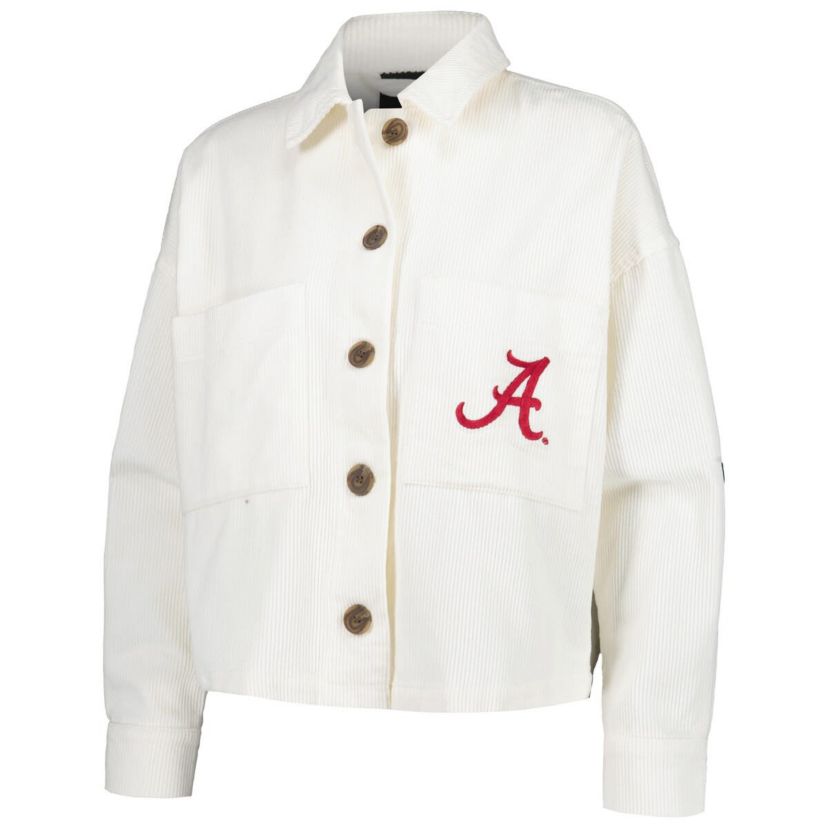 Alabama Crimson Tide NCAA Alabama Tide Corduroy Button-Up Jacket