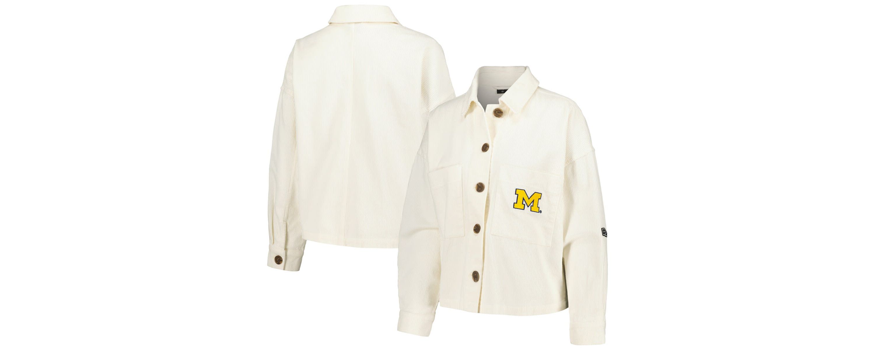 NCAA Michigan Wolverines Corduroy Button-Up Jacket