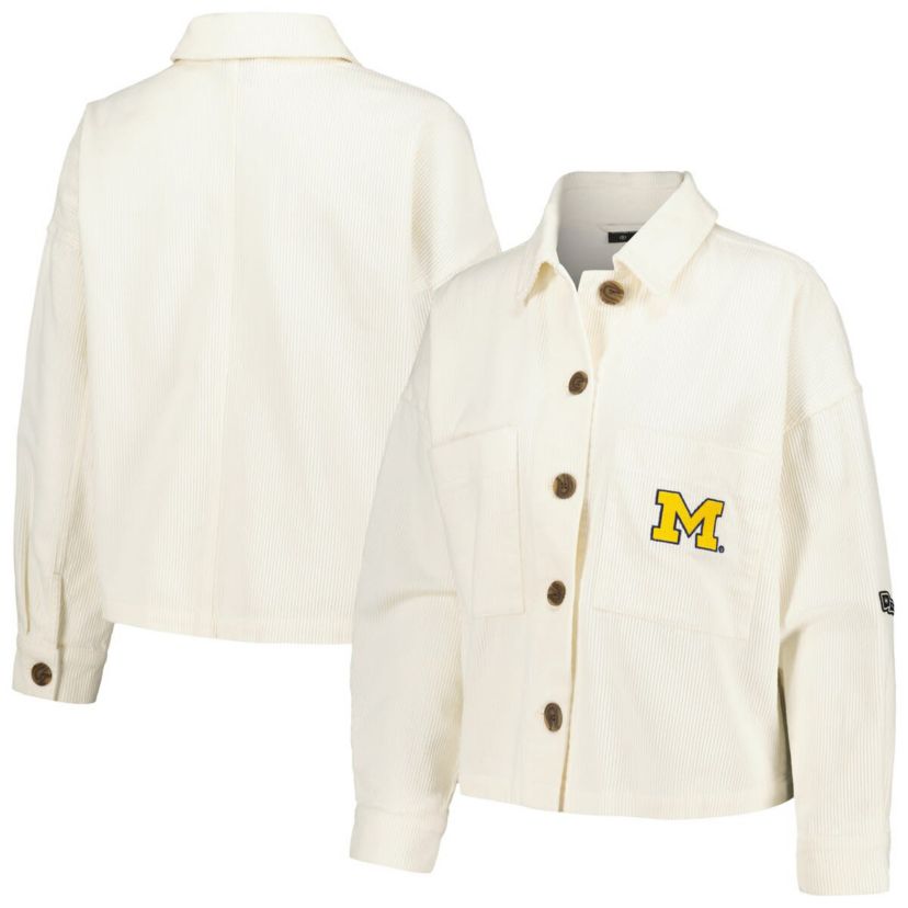 NCAA Michigan Wolverines Corduroy Button-Up Jacket