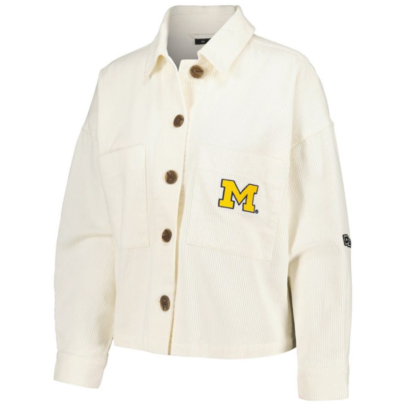 NCAA Michigan Wolverines Corduroy Button-Up Jacket