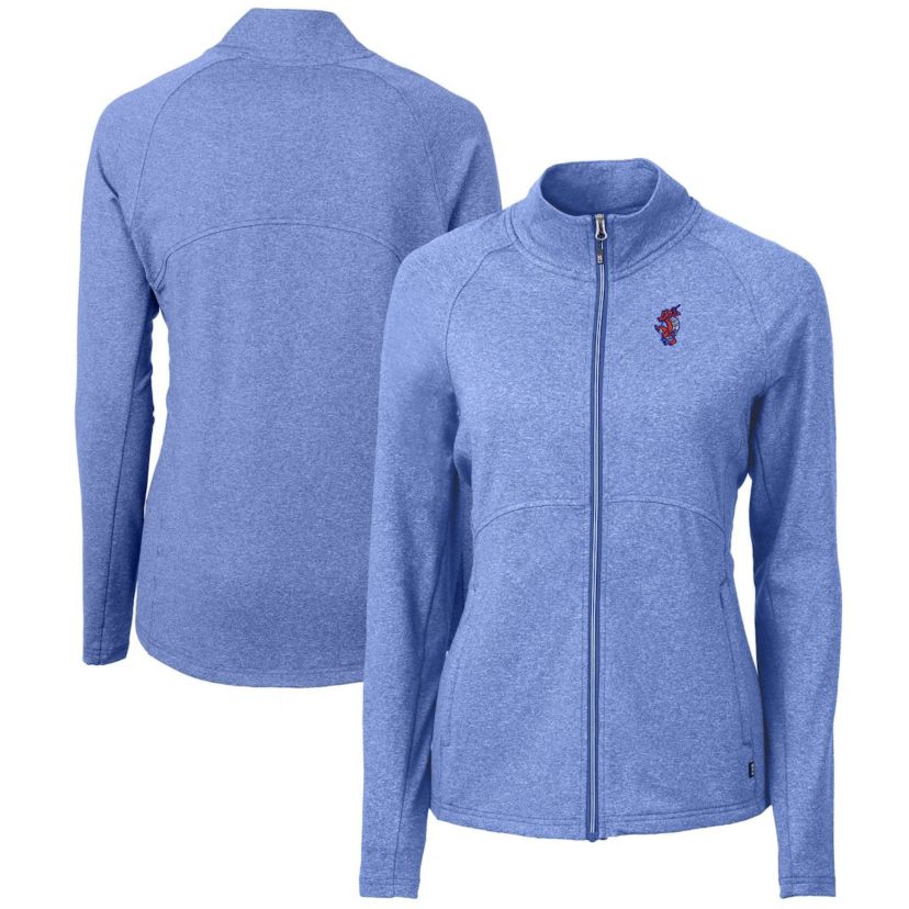 NCAA Heather Florida Gators Swinging Gator Adapt Eco Knit Full-Zip Jacket