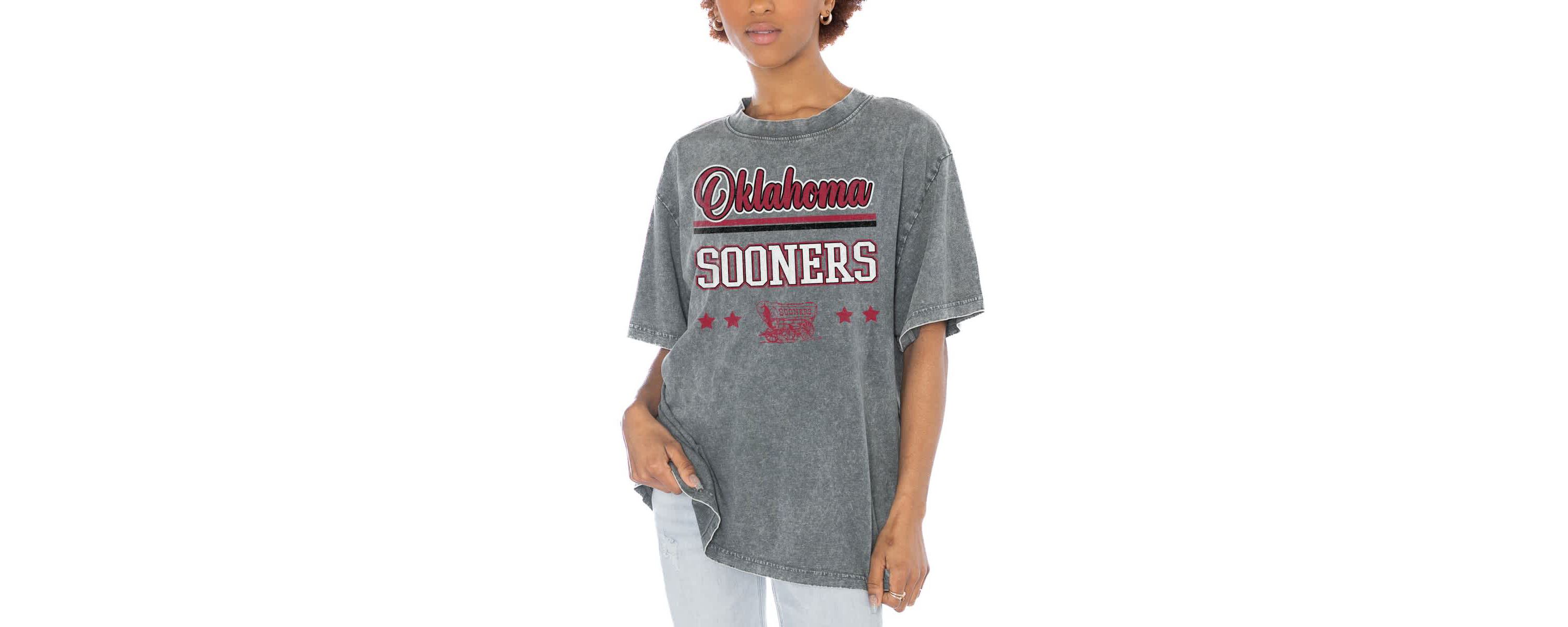 NCAA Oklahoma Sooners Here To Play Oversized T-Shirt