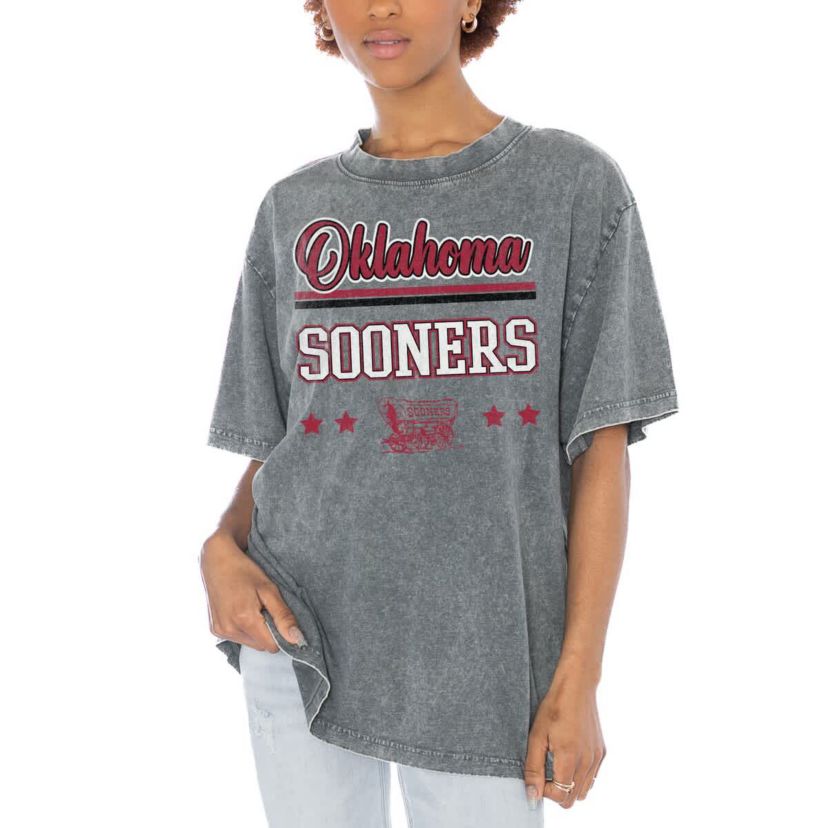 NCAA Oklahoma Sooners Here To Play Oversized T-Shirt
