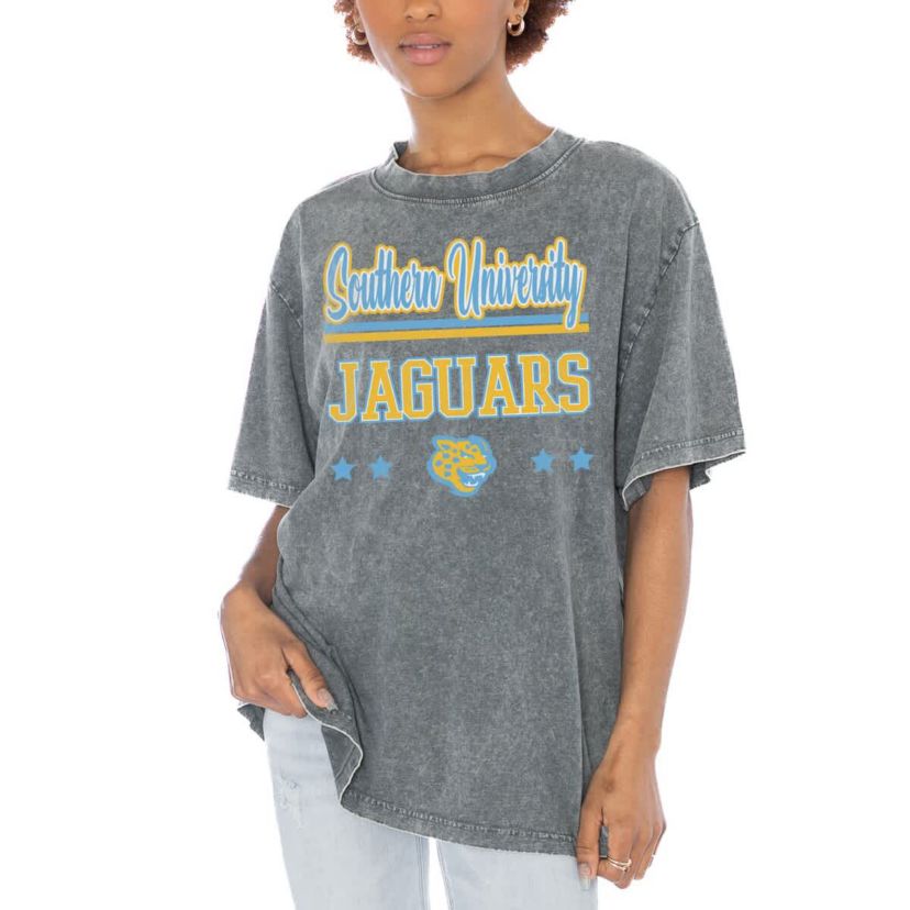 NCAA Southern University Jaguars Here To Play Oversized T-Shirt
