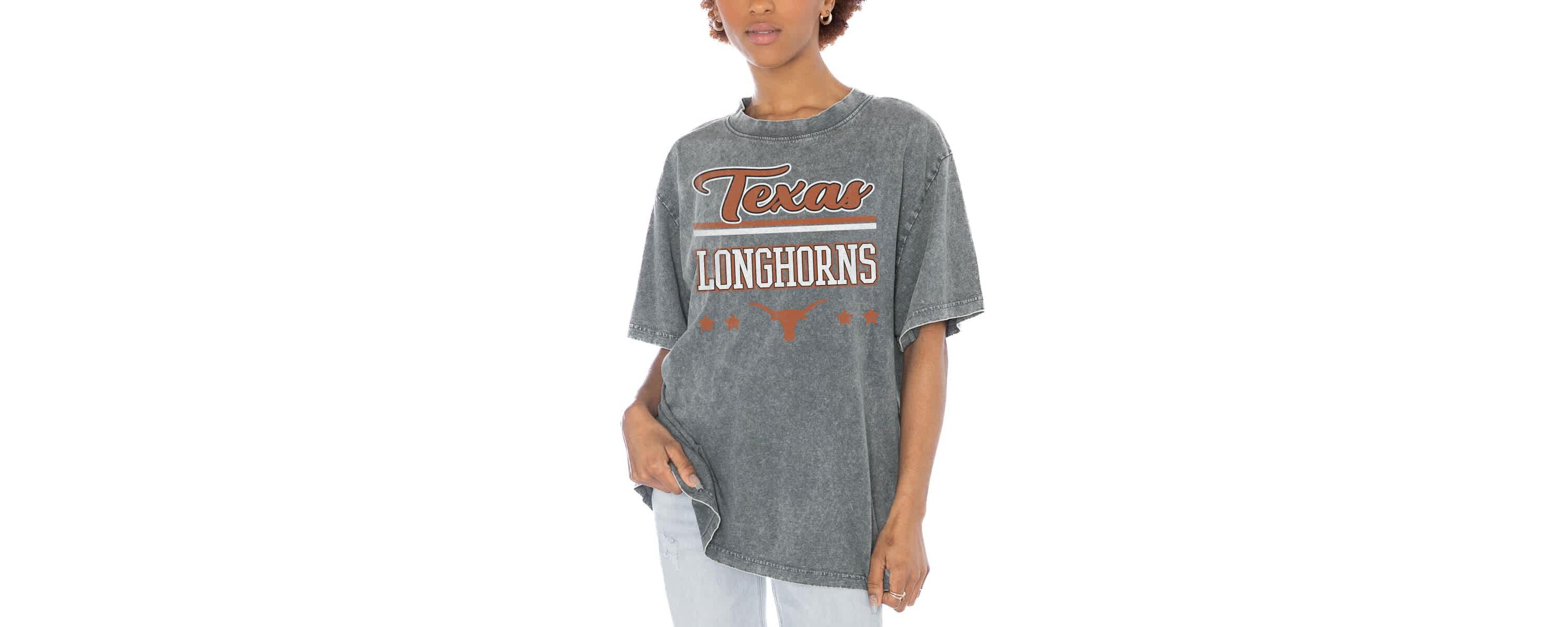 NCAA Texas Longhorns Here To Play Oversized T-Shirt