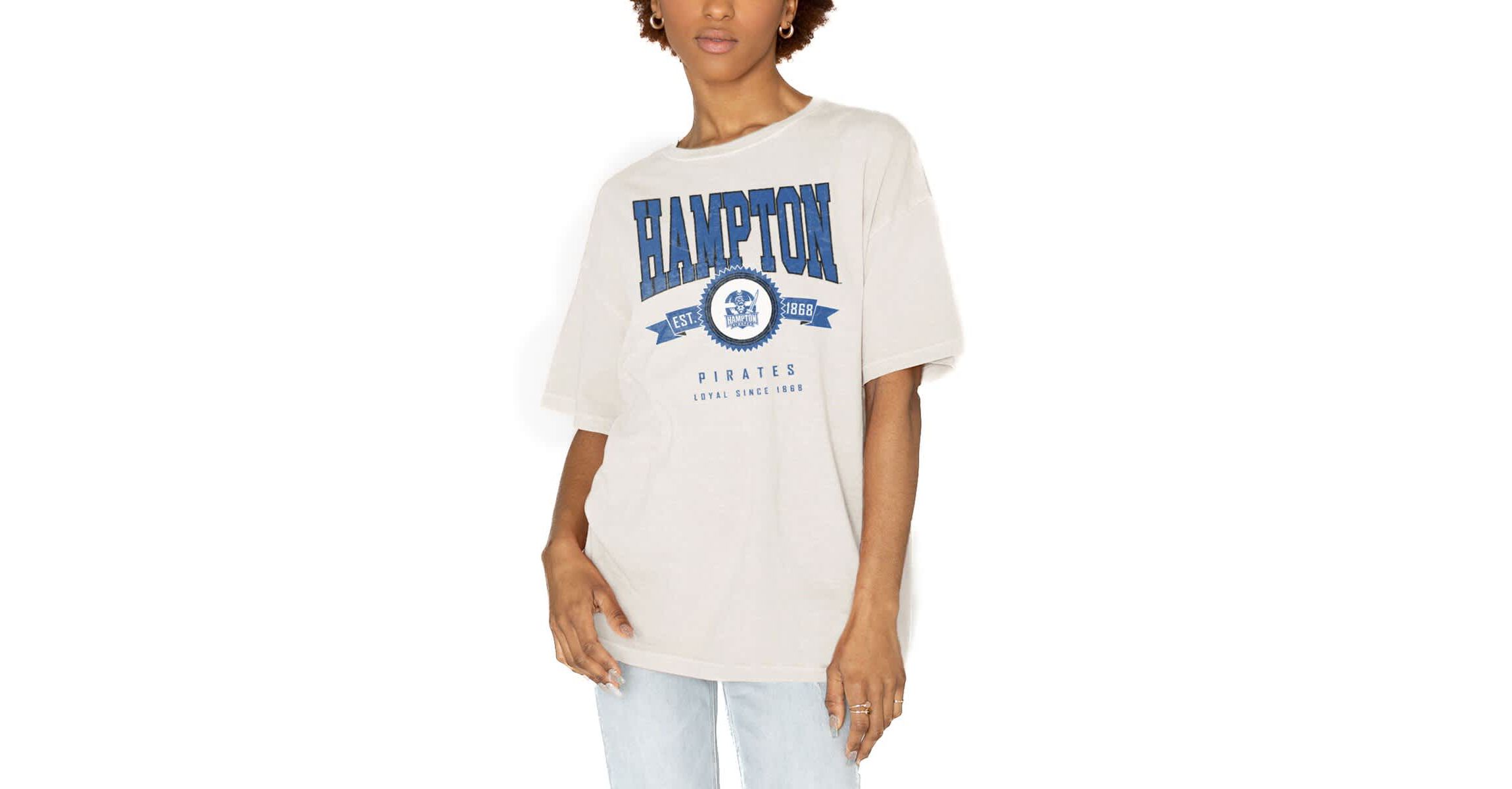 NCAA Hampton Pirates Get Goin Oversized T-Shirt
