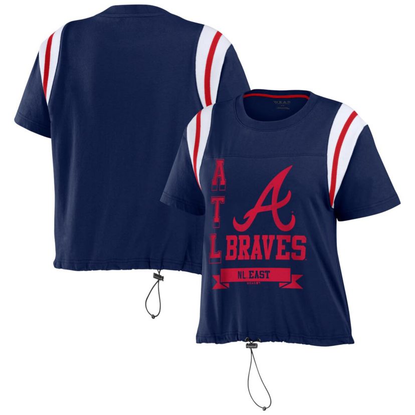 MLB Atlanta Braves Cinched Colorblock T-Shirt