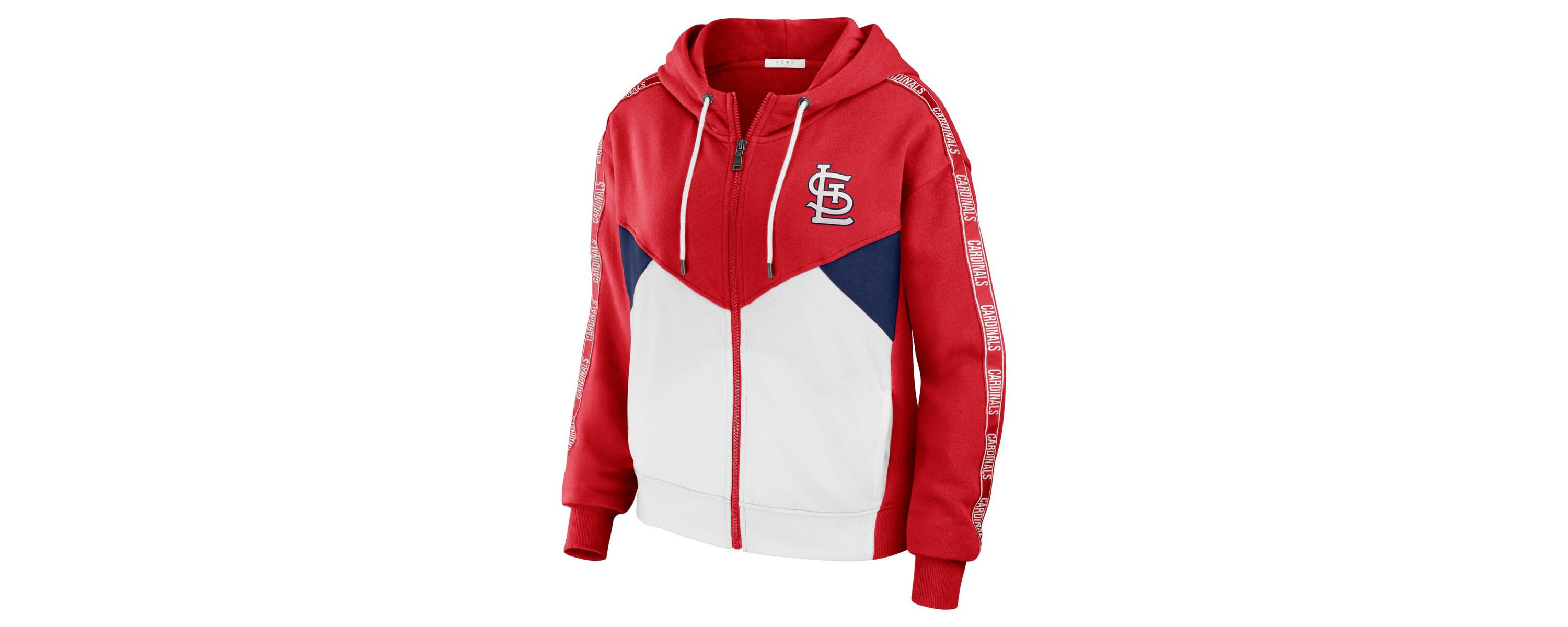 MLB St. Louis Cardinals Color Block Full-Zip Hoodie
