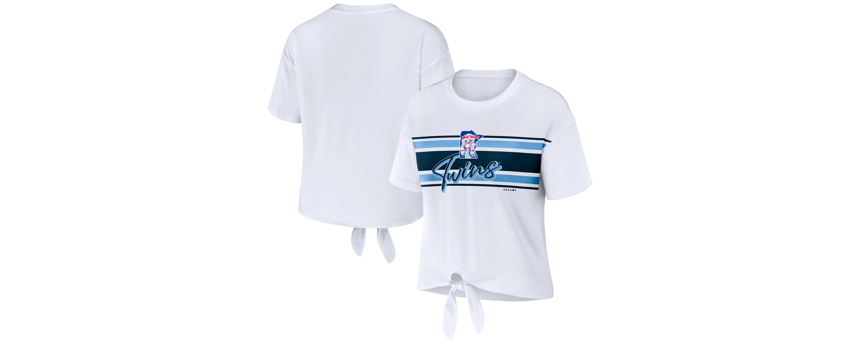 MLB Minnesota Twins Front Tie T-Shirt