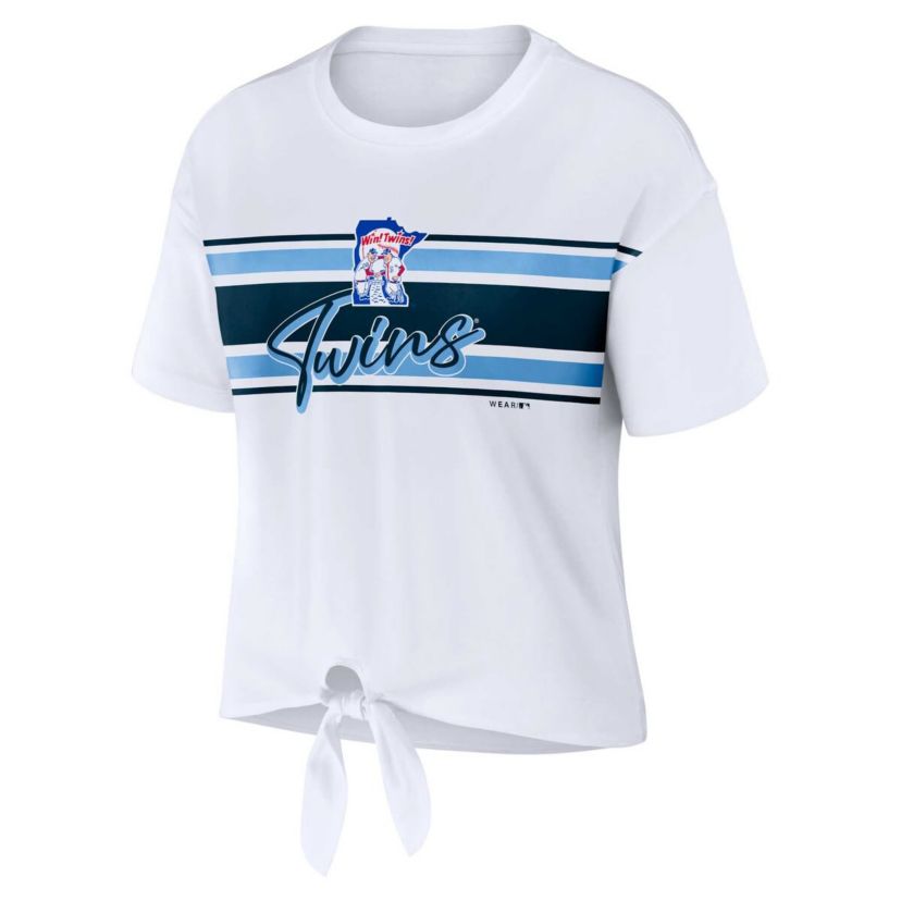 MLB Minnesota Twins Front Tie T-Shirt