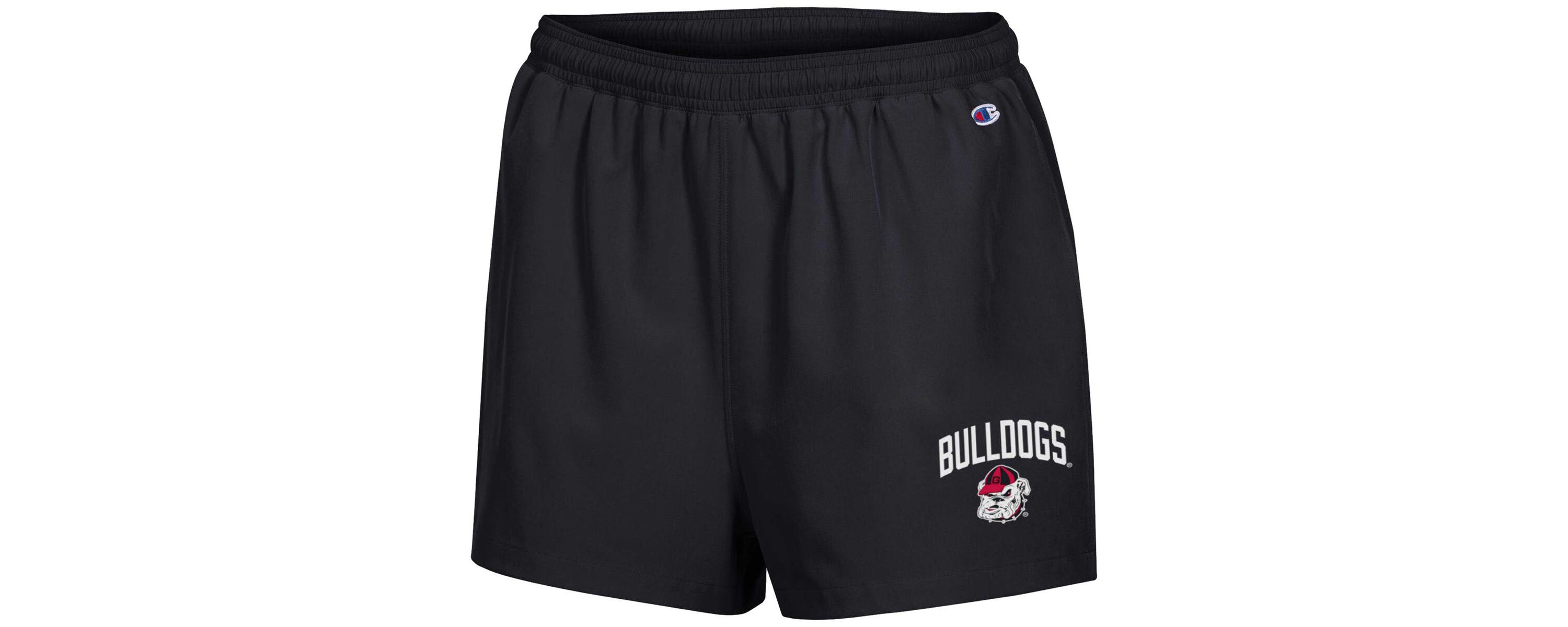 NCAA Georgia Bulldogs Football Fan High Waist Shorts