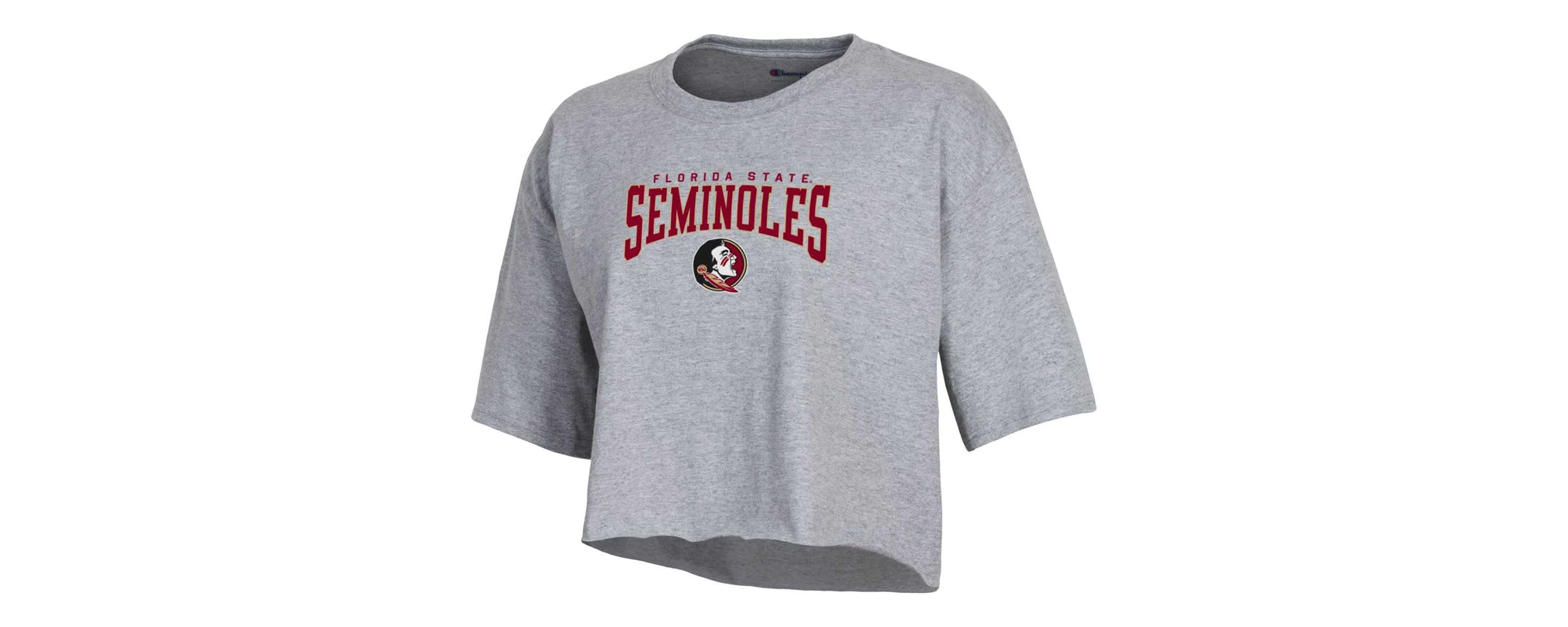 NCAA Florida State Seminoles Boyfriend Cropped T-Shirt