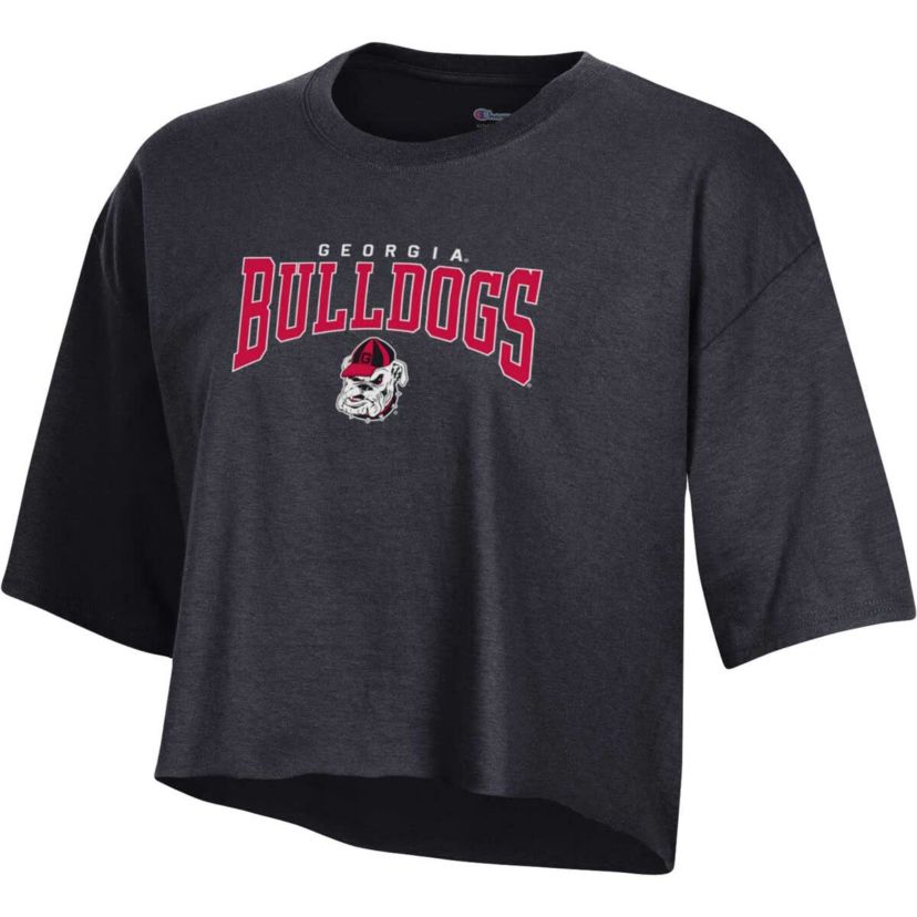 NCAA Georgia Bulldogs Boyfriend Cropped T-Shirt