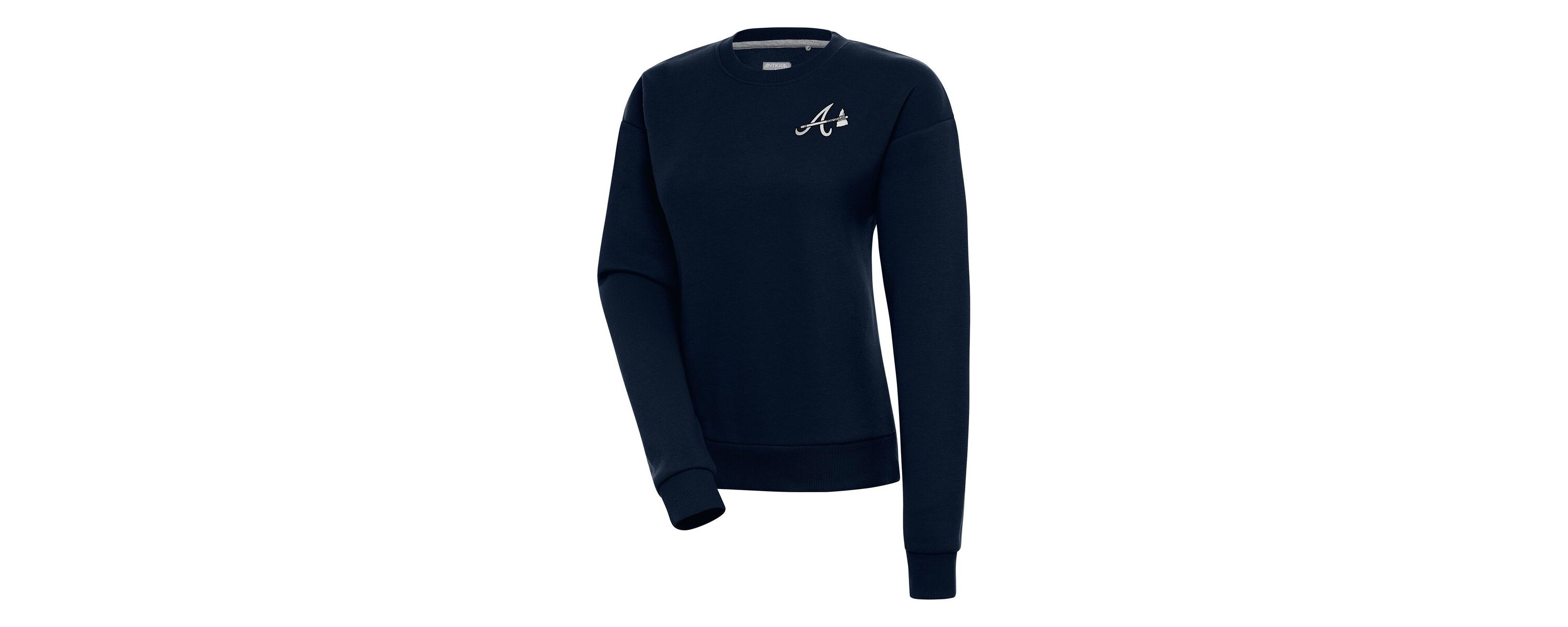 MLB Atlanta Braves Brushed Metallic Victory Pullover Sweatshirt