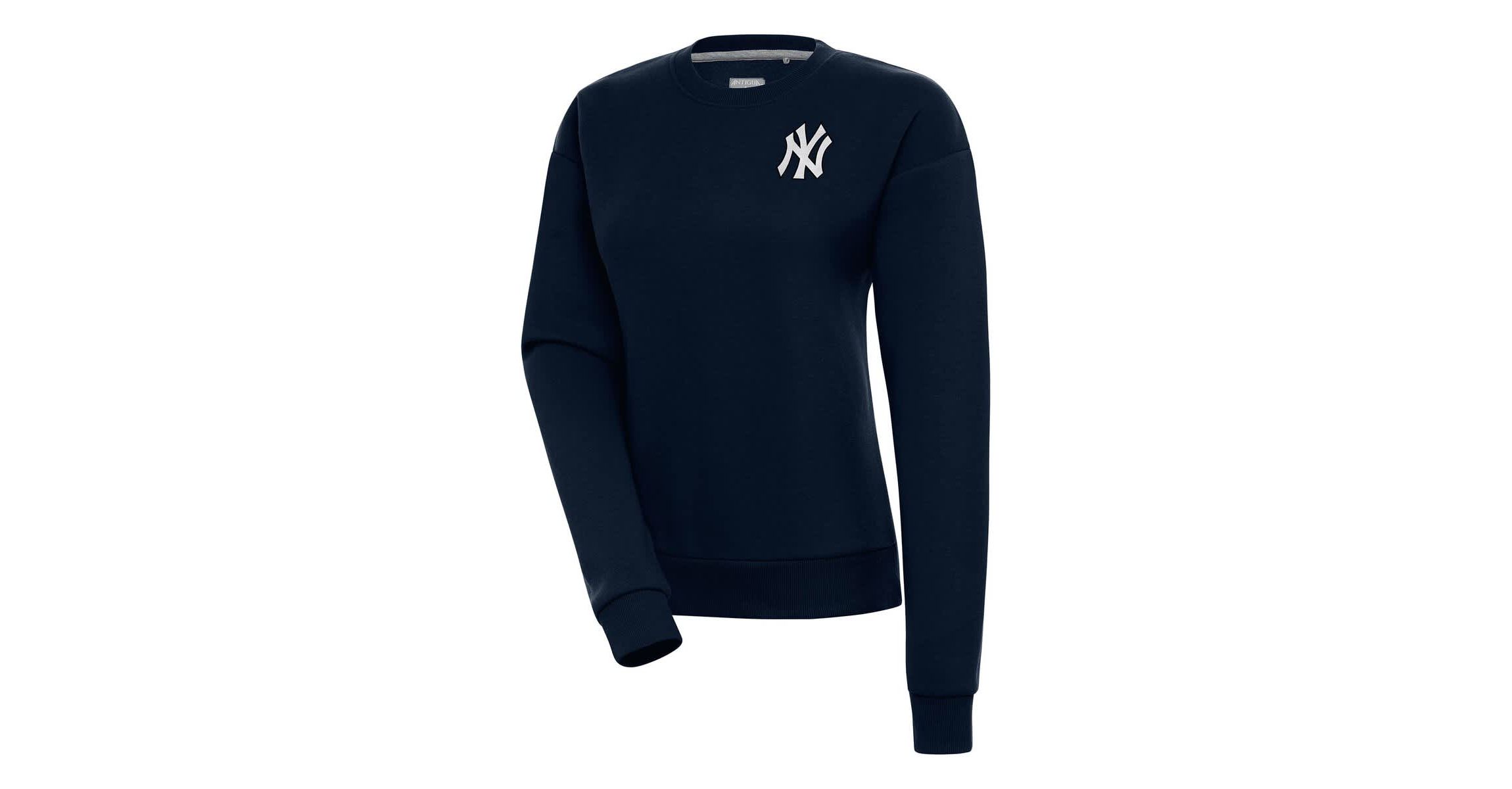 MLB New York Yankees Brushed Metallic Victory Pullover Sweatshirt