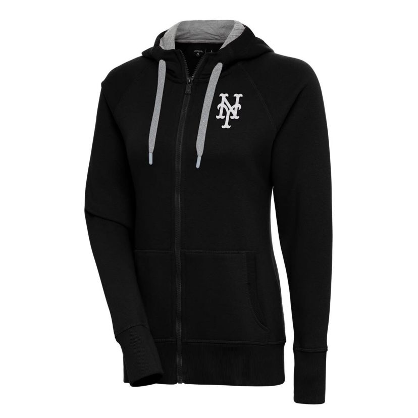 MLB New York Mets Brushed Metallic Victory Full-Zip Hoodie