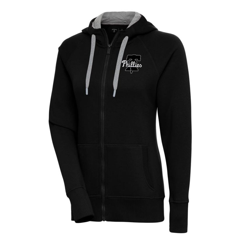 MLB Philadelphia Phillies Brushed Metallic Victory Full-Zip Hoodie