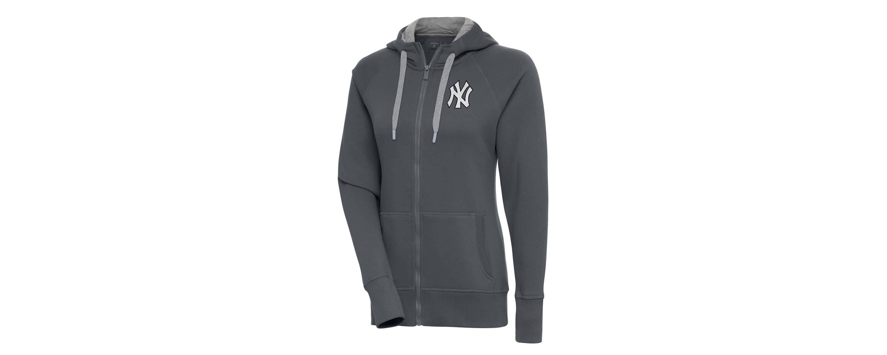 MLB New York Yankees Brushed Metallic Victory Full-Zip Hoodie