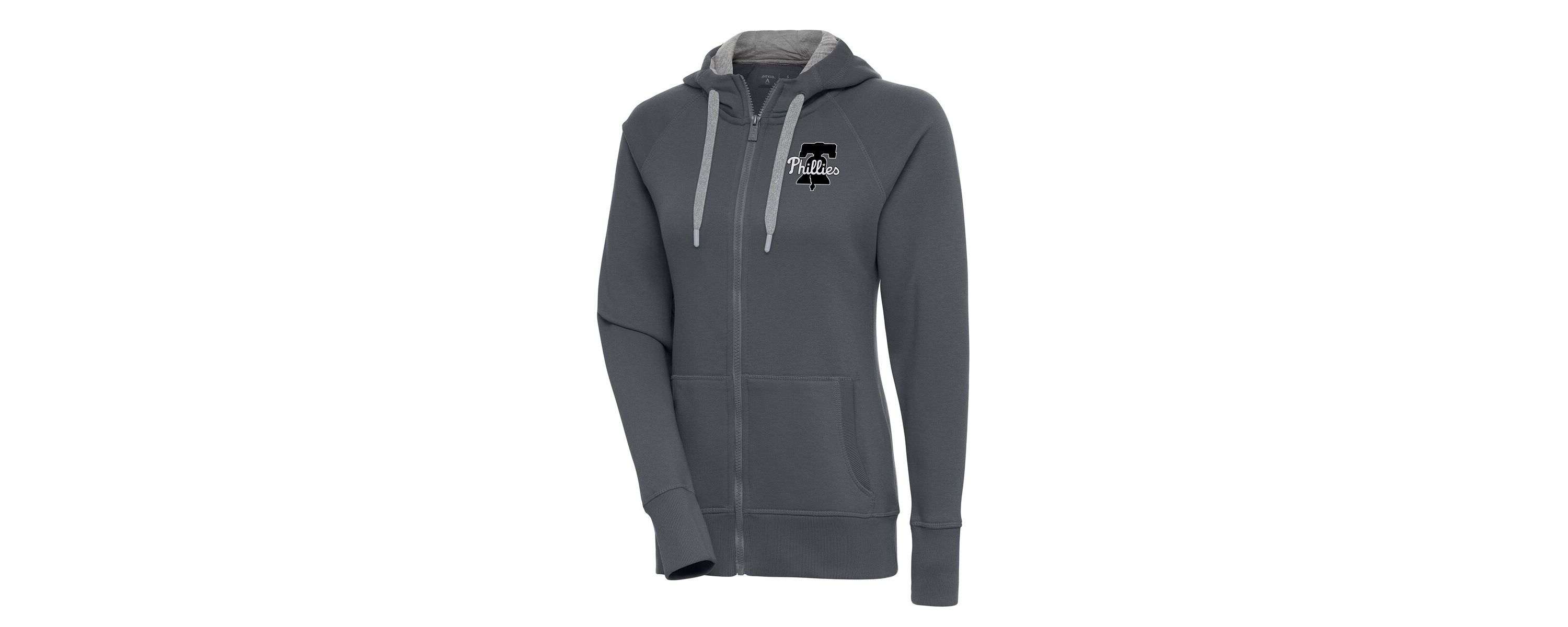 MLB Philadelphia Phillies Brushed Metallic Victory Full-Zip Hoodie