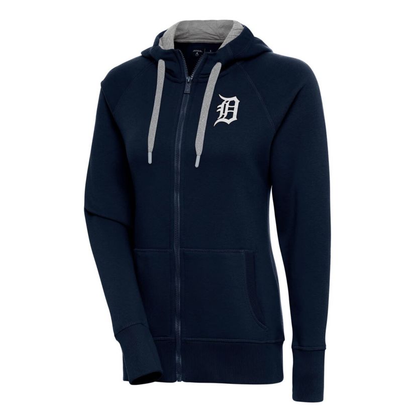 MLB Detroit Tigers Brushed Metallic Victory Full-Zip Hoodie