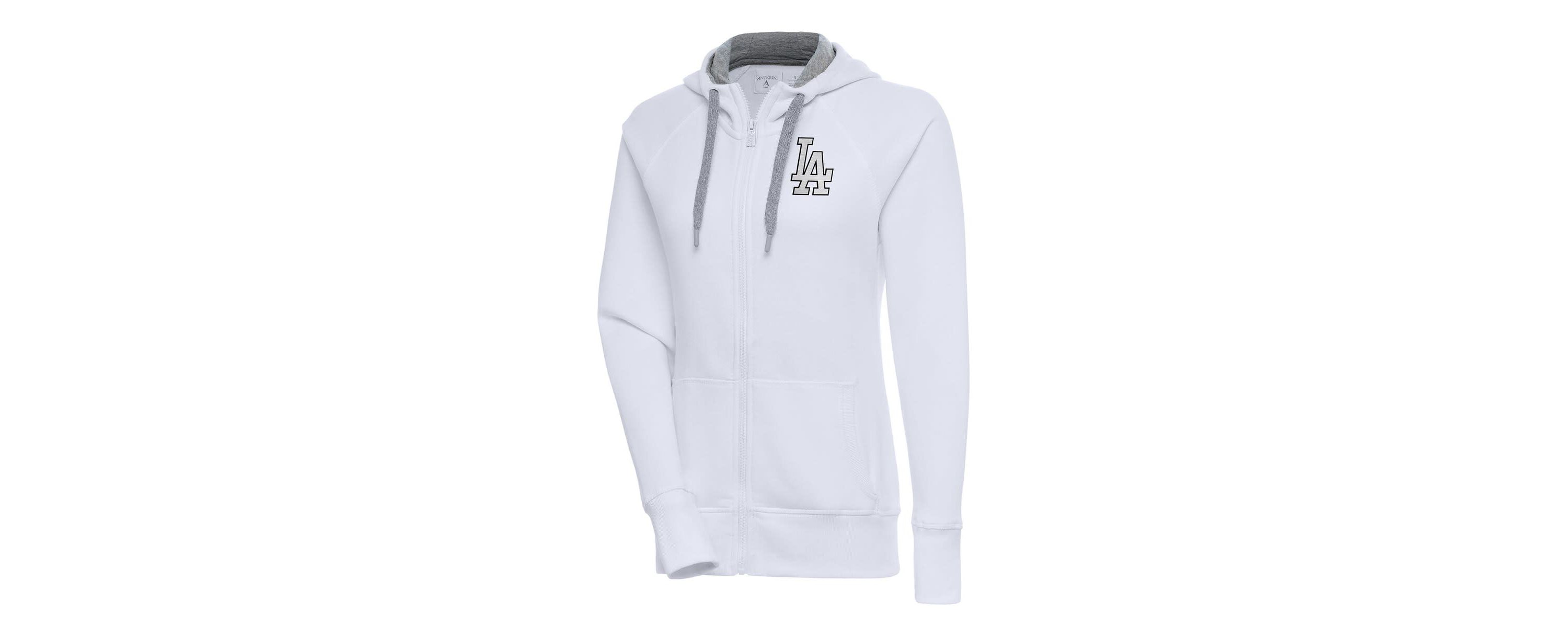 MLB Los Angeles Dodgers Brushed Metallic Victory Full-Zip Hoodie