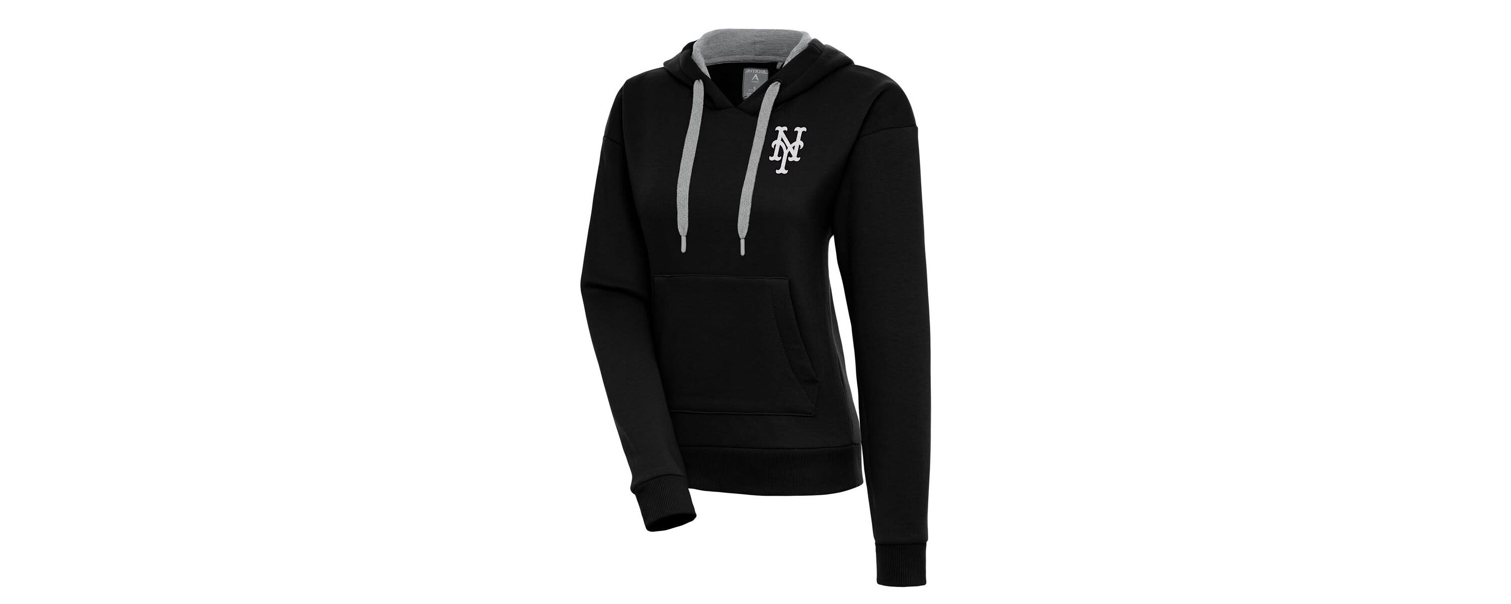 MLB New York Mets Brushed Metallic Victory Pullover Hoodie