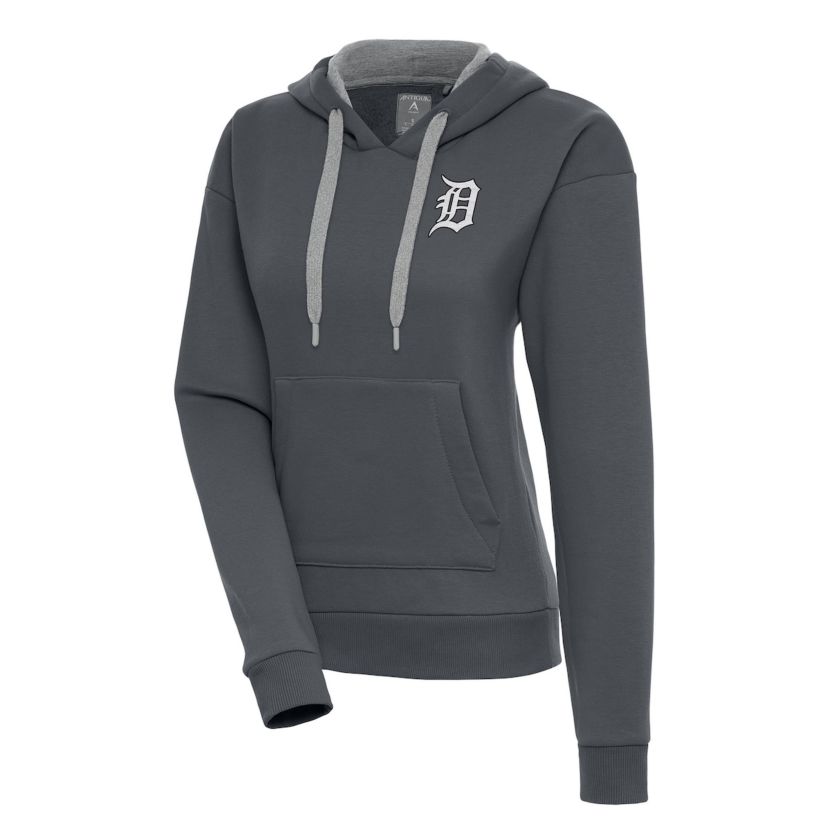 MLB Detroit Tigers Brushed Metallic Victory Pullover Hoodie