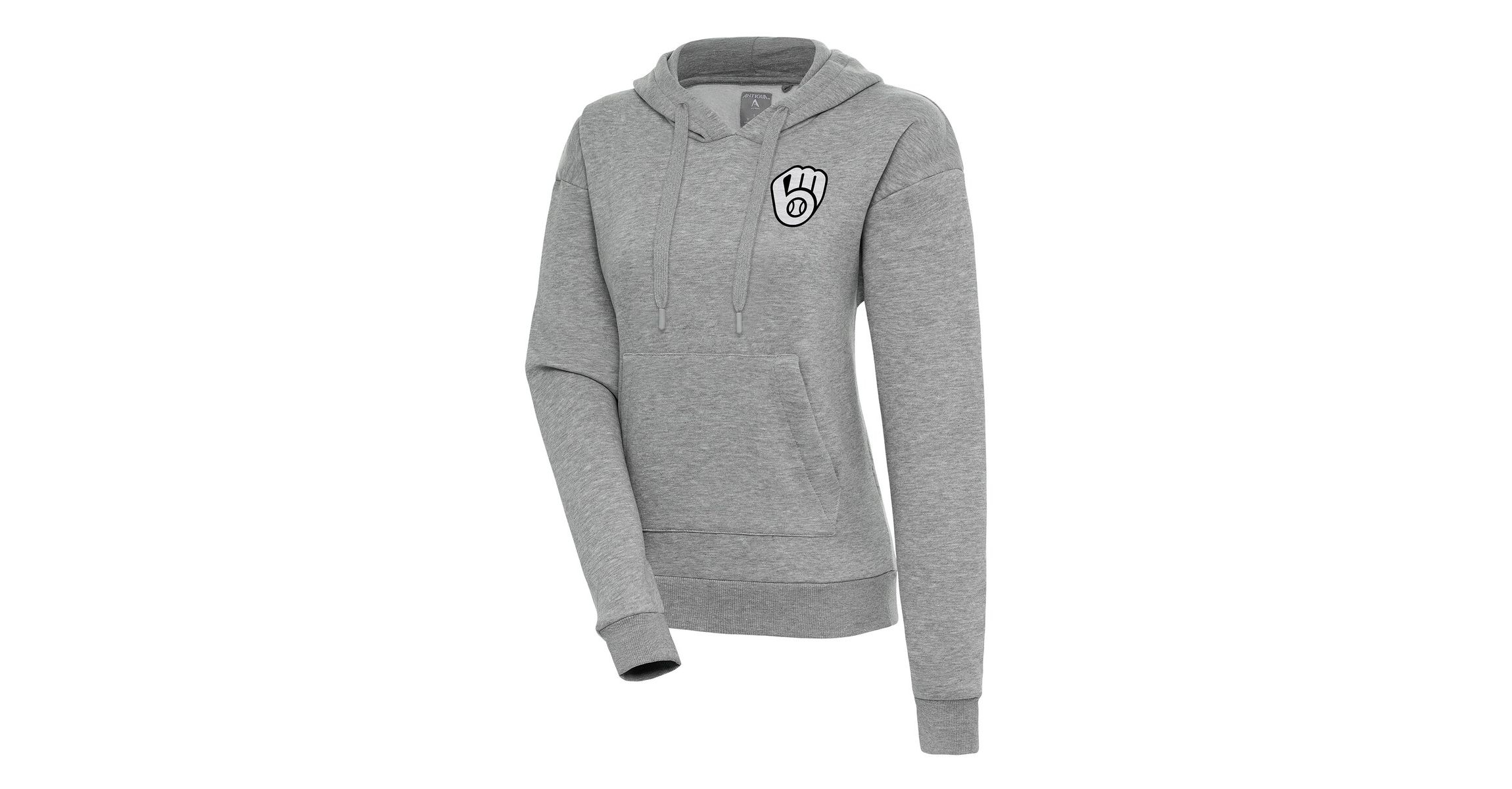 MLB Milwaukee Brewers Brushed Metallic Victory Pullover Hoodie