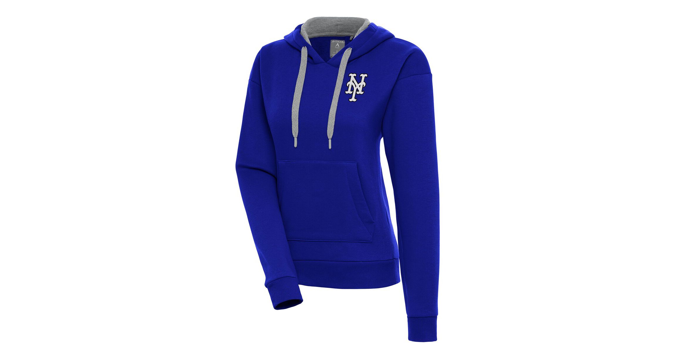MLB New York Mets Brushed Metallic Victory Pullover Hoodie