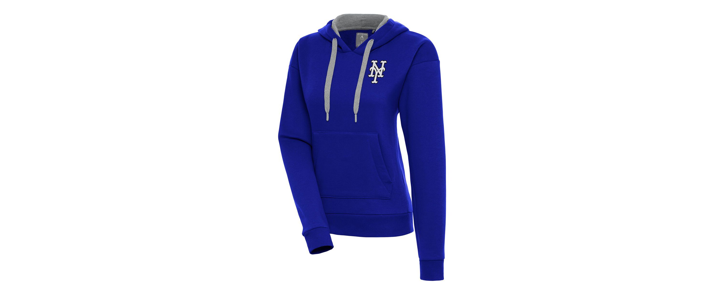 MLB New York Mets Brushed Metallic Victory Pullover Hoodie