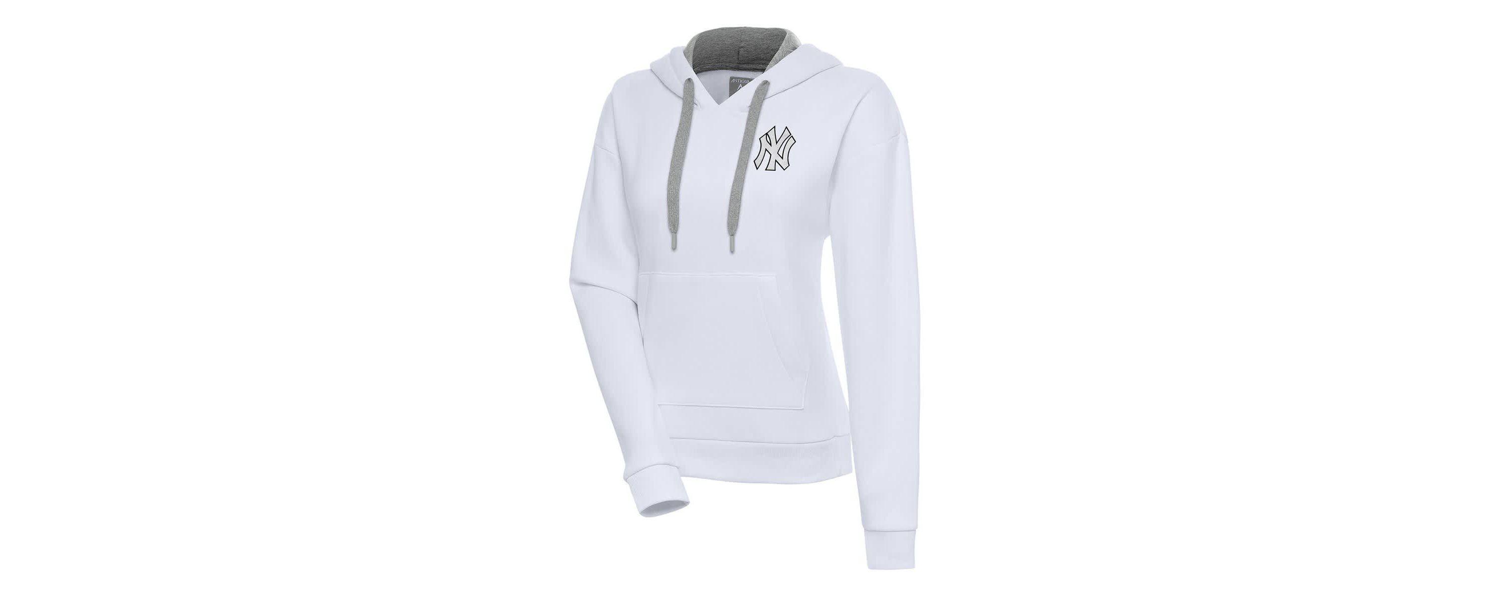 MLB New York Yankees Brushed Metallic Victory Pullover Hoodie