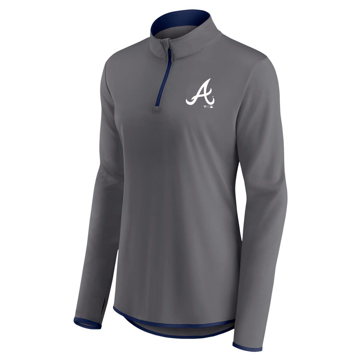 MLB Atlanta Braves Plus Size Quarter-Zip Jacket