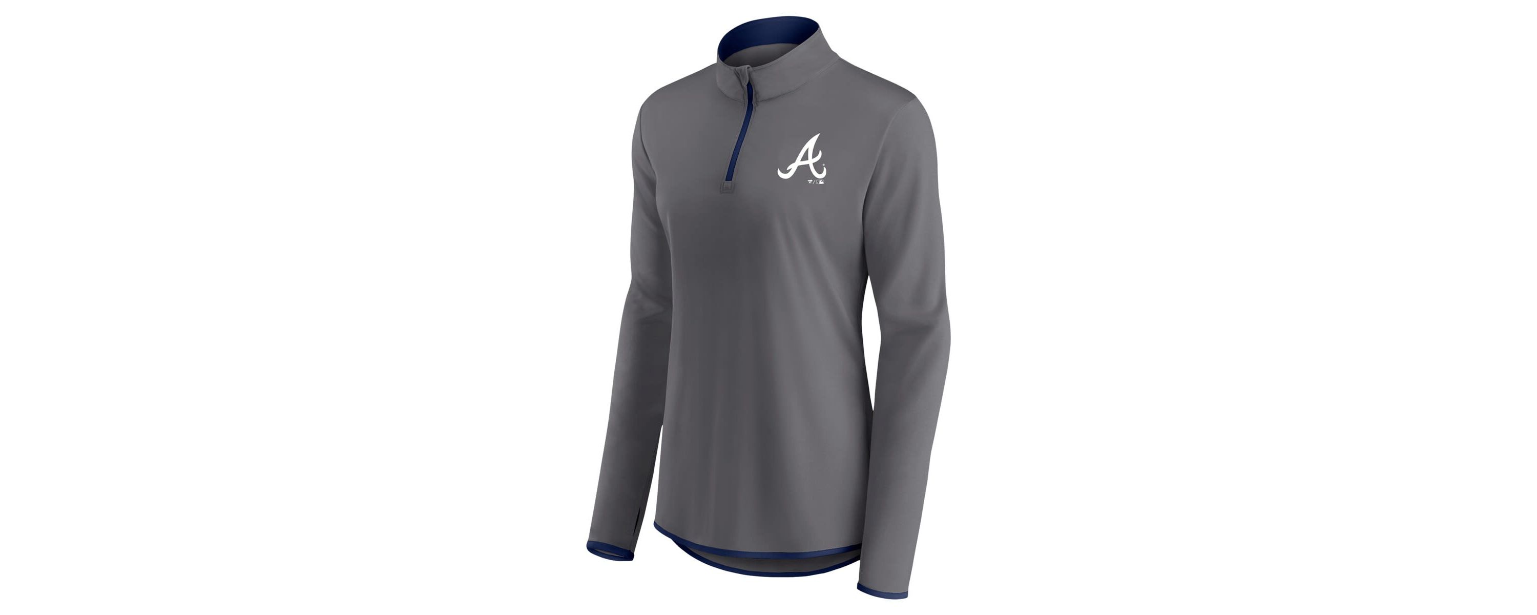 MLB Atlanta Braves Plus Size Quarter-Zip Jacket