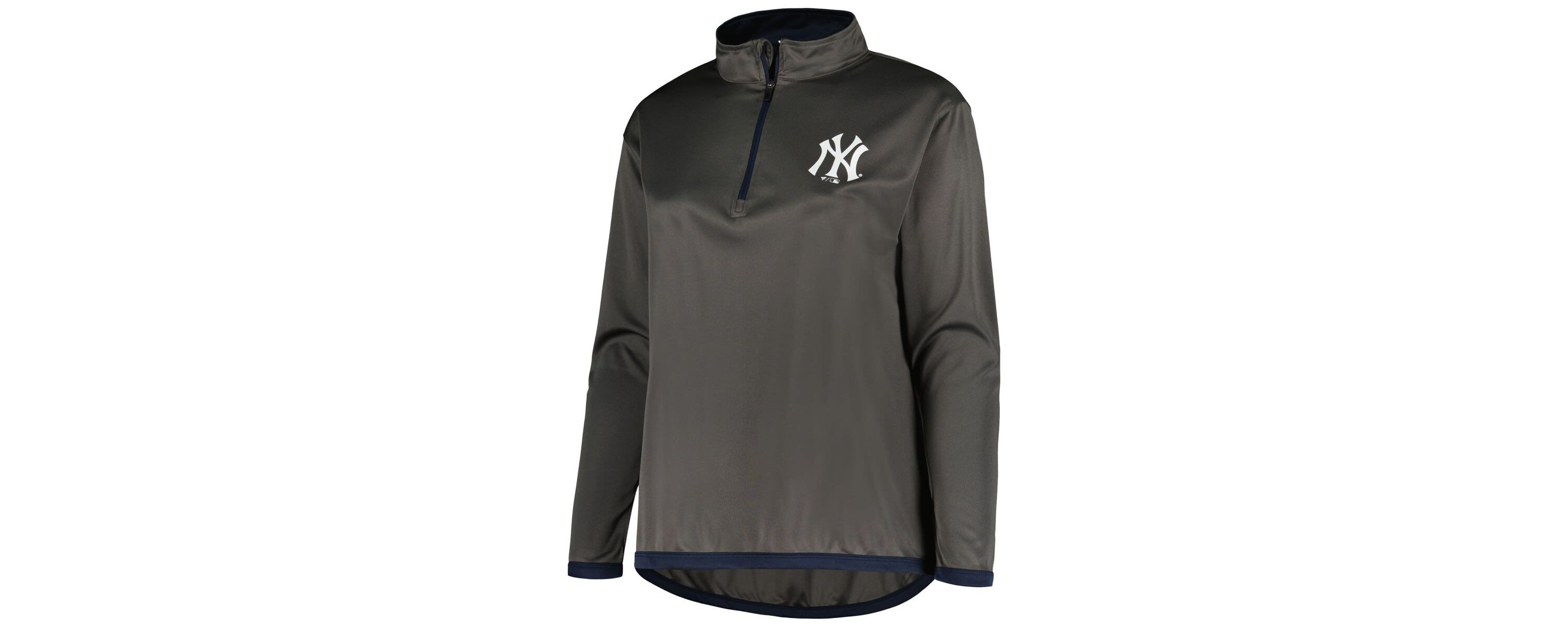 MLB New York Yankees Plus Size Quarter-Zip Jacket