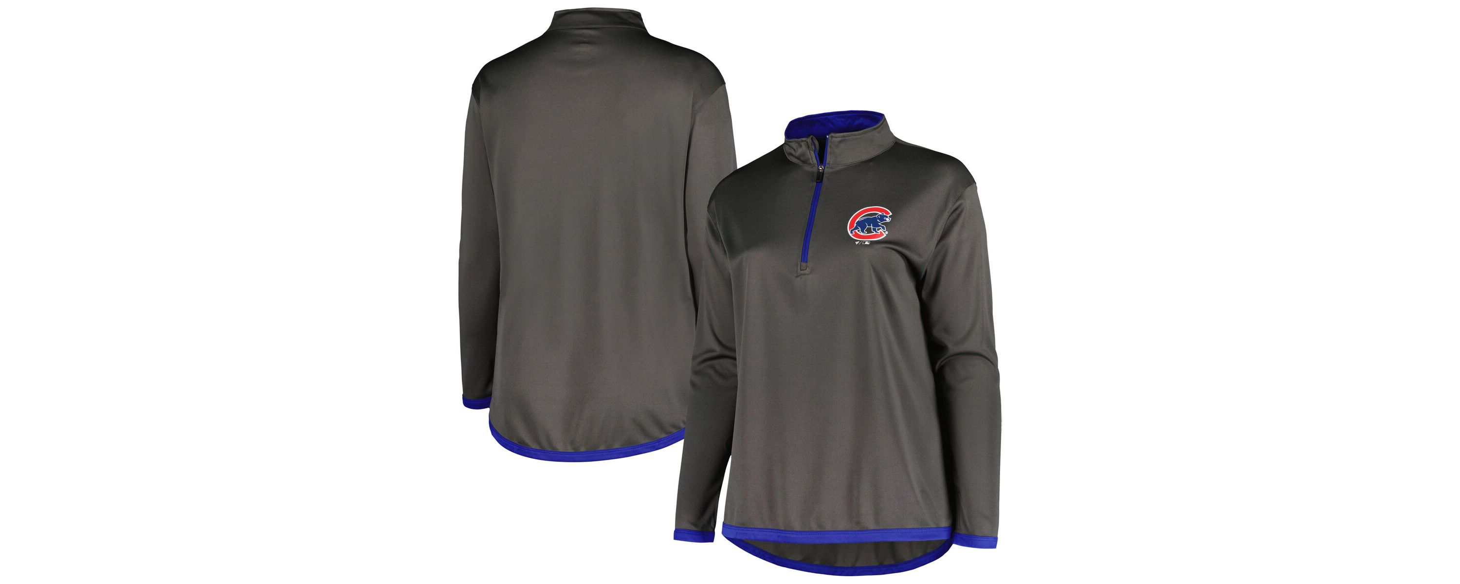 MLB Chicago Cubs Plus Size Quarter-Zip Jacket