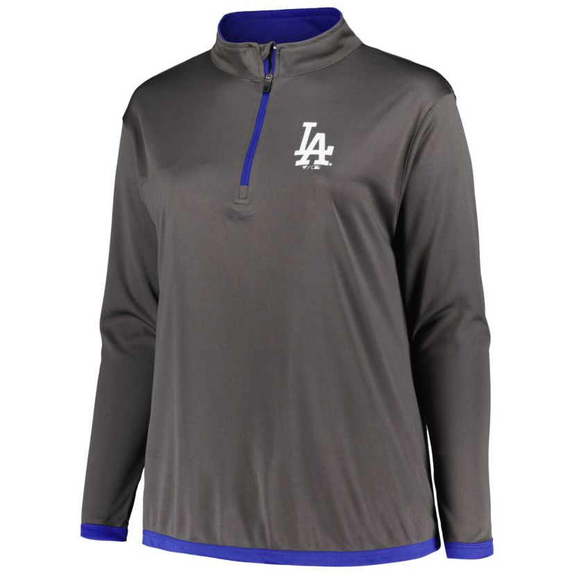 MLB Los Angeles Dodgers Plus Size Quarter-Zip Jacket