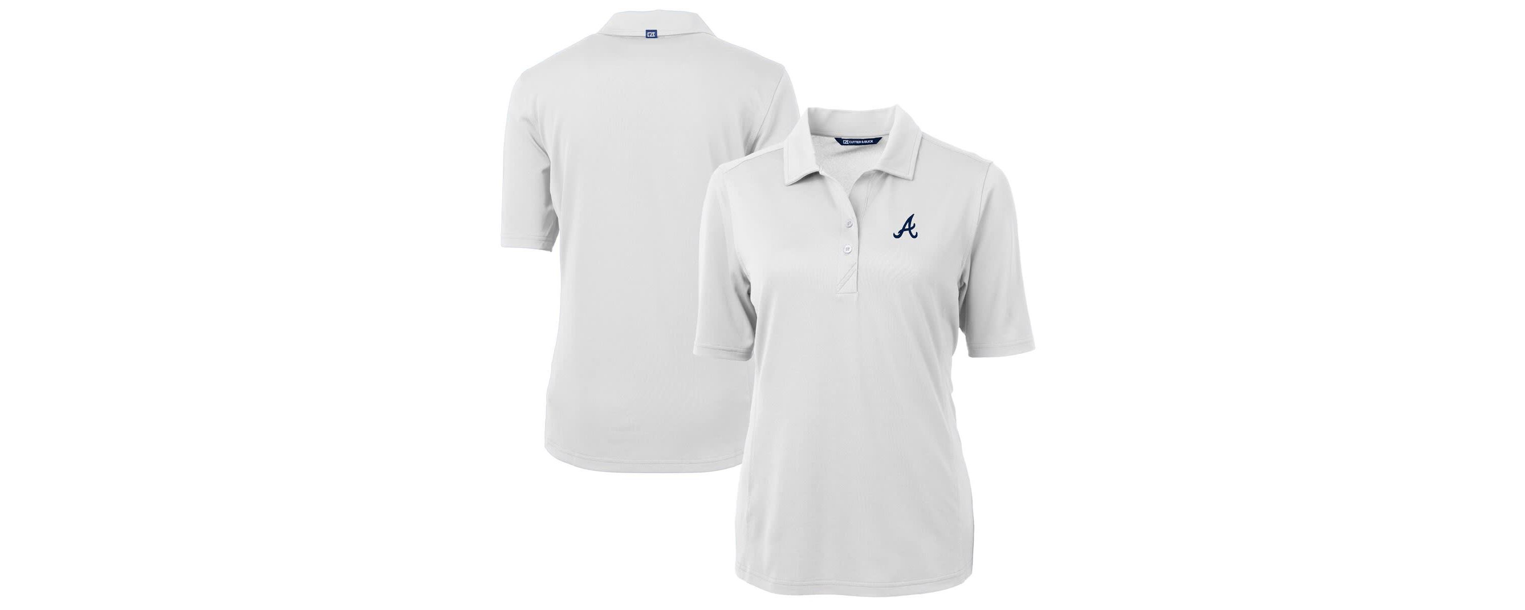 MLB Atlanta Braves DryTec Virtue Eco Pique Recycled Polo