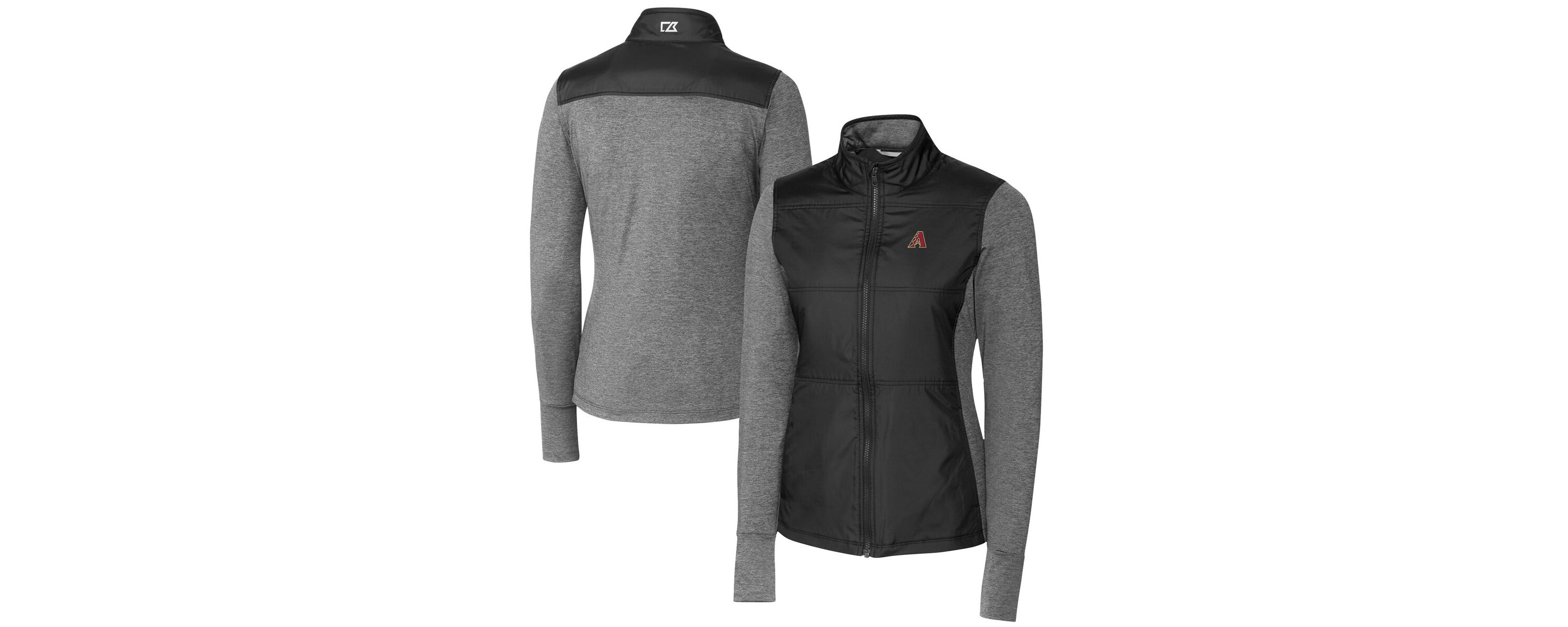 MLB Arizona Diamondbacks DryTec Stealth Hybrid Quilted Full-Zip Windbreaker Jacket