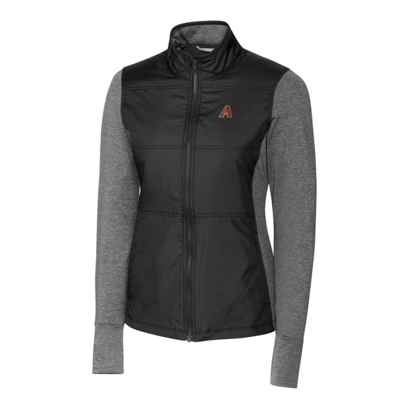 MLB Arizona Diamondbacks DryTec Stealth Hybrid Quilted Full-Zip Windbreaker Jacket