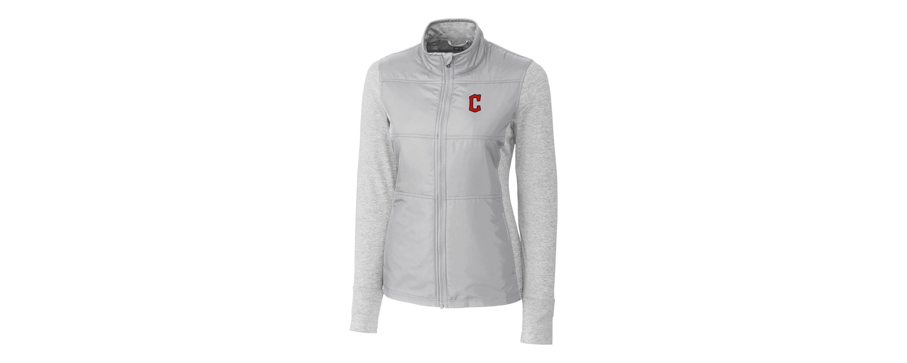 MLB Cleveland Guardians DryTec Stealth Hybrid Quilted Full-Zip Windbreaker Jacket